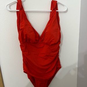 Red women’s swimsuit size L